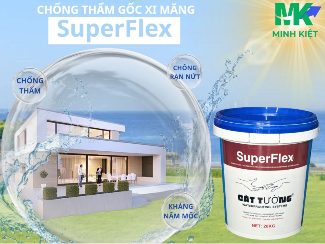 Chống thấm 2 thành phần gốc xi măng - SuperFlex