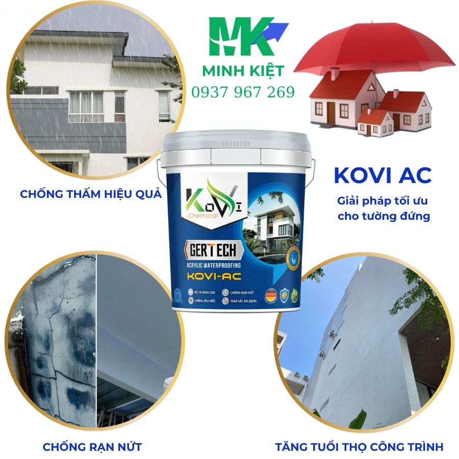 Chống thấm tường ngoài Kovi AC - Kovi Paint