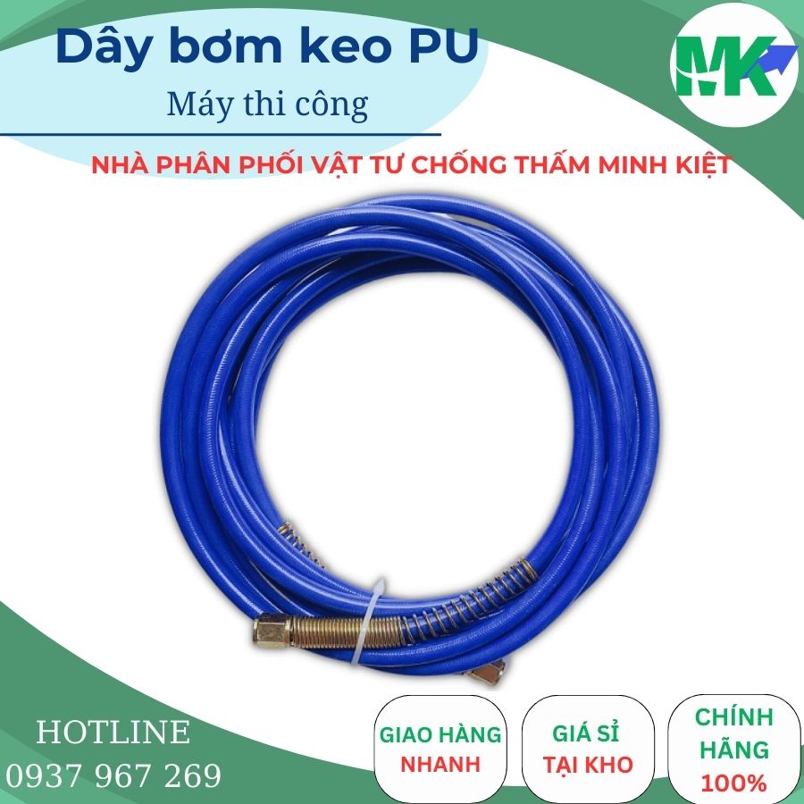 Dây bơm keo Pu chống thấm