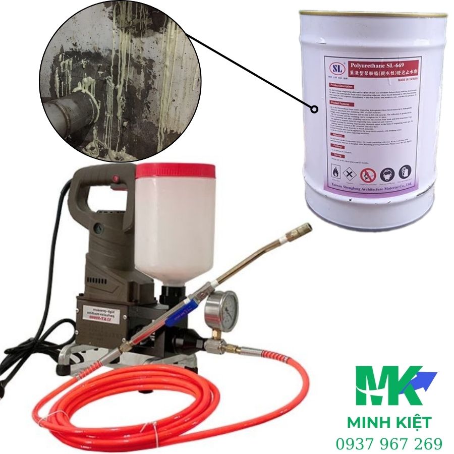 Keo PU trương nở SL 669 - chống thấm ngược