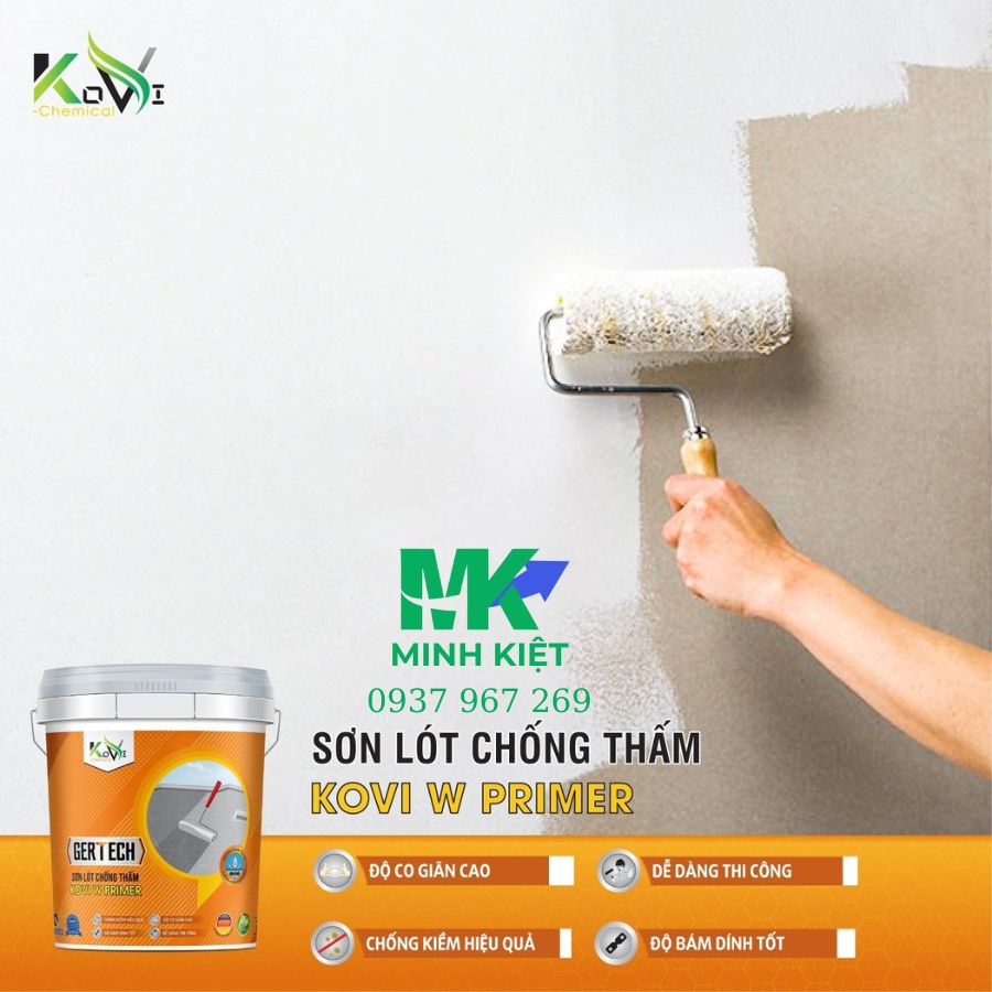 Sơn lót hống thấm tường KOVI W PRIMER