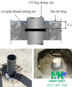 Thanh trương nở chống thấm cổ ống Hyberstop DB 2015