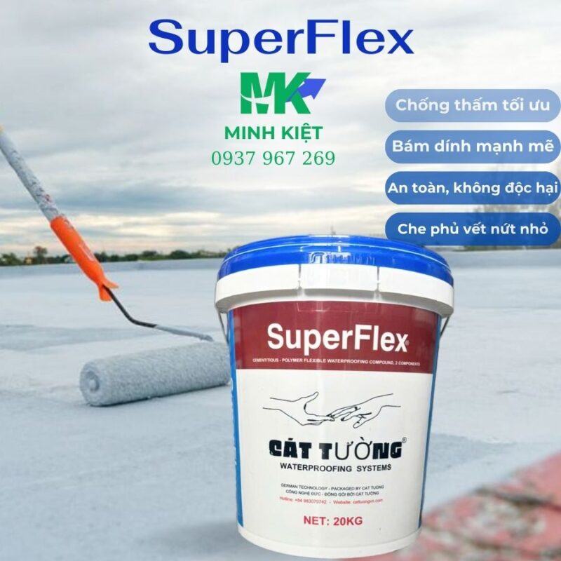 Vật tư chống thấm gốc xi măng SuperFlex