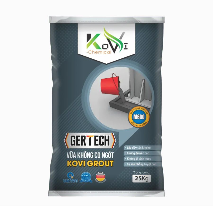 Vữa không co ngót KOVI GROUT Max 600 Vữa không co ngót KOVI GROUT Max 600