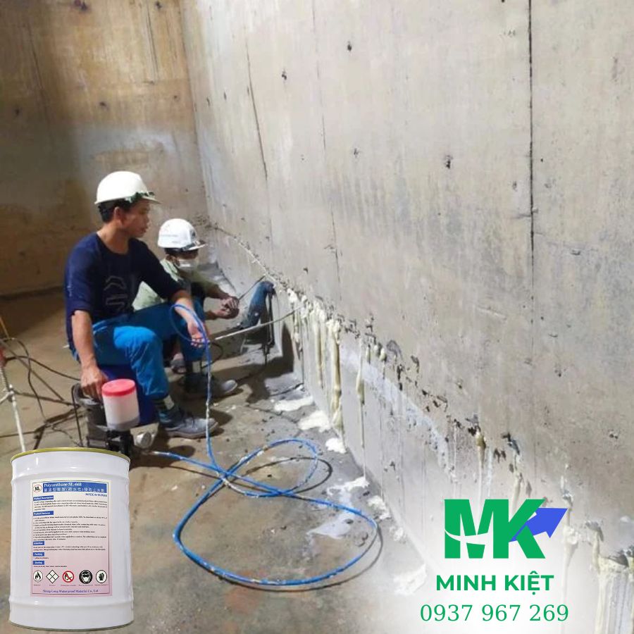 bơm foam chống thấm PU 668