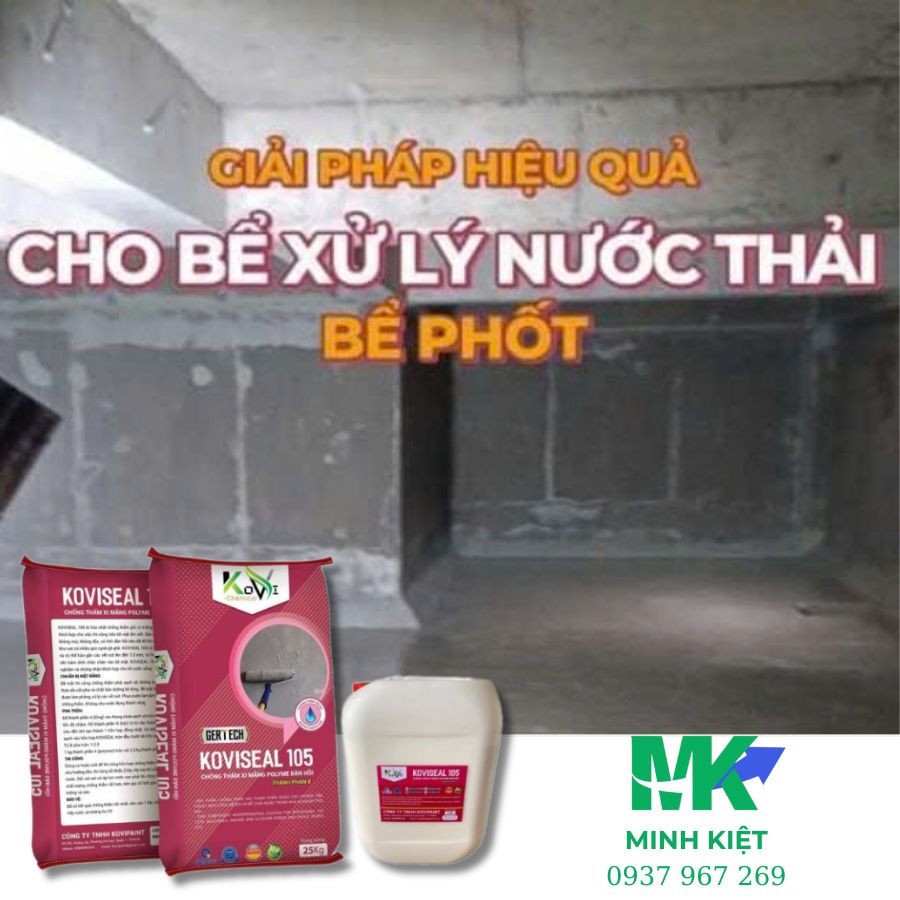 Chống thấm gốc xi măng 2 thành phần Koviseal 105