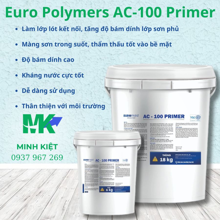 Euro Polymers AC-100 Primer - Lớp Lót Sơn Chống Nóng