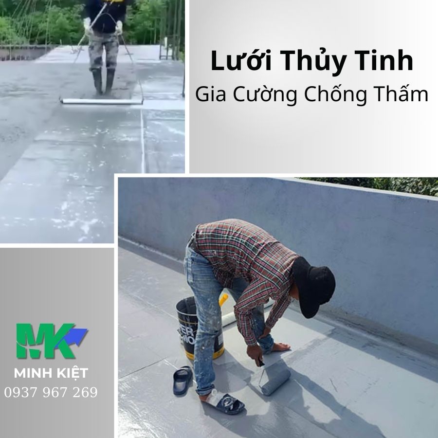 Lưới Thủy Tinh Gia Cường Chống Thấm