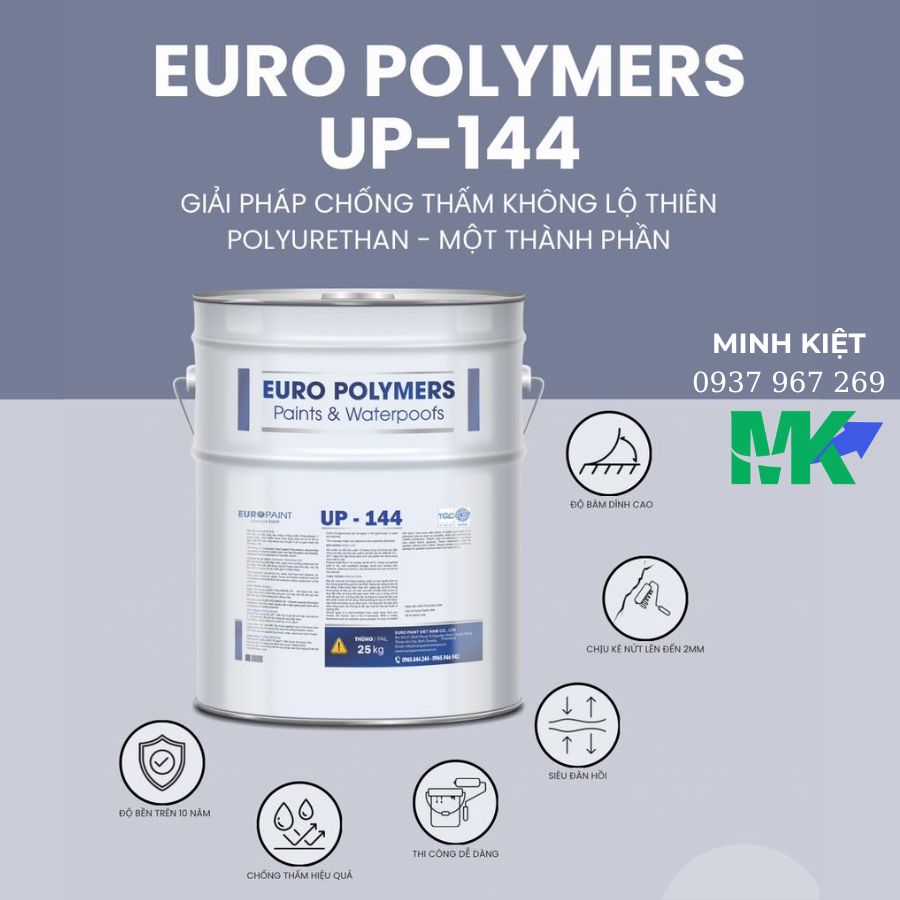 Sơn phủ chống thấm Euro Polymers UP-144