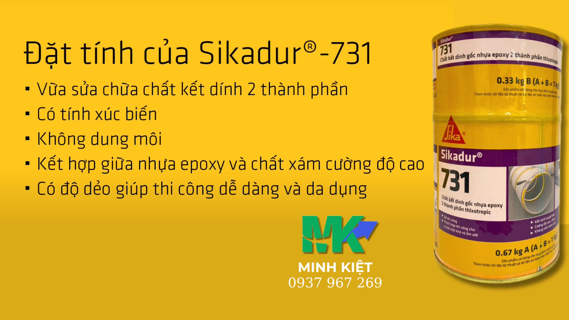 keo epoxy sika 731