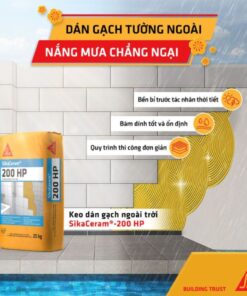 keo dán gạch nội, ngoại thất cao cấp SikaCeram 200 HP